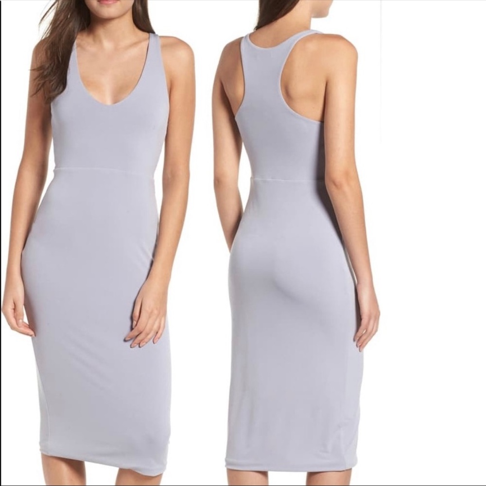 Leith Dresses | NWT Leith Racerback Midi Dress | Grey Lilac | Size S